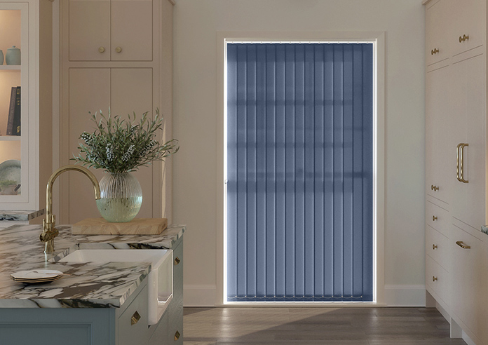 Roma, Deep Blue - Vertical Blind - Image 6